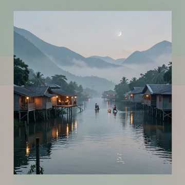 《苗岭凯里，月落黔东南》