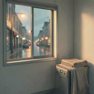 街灯数到第五盏