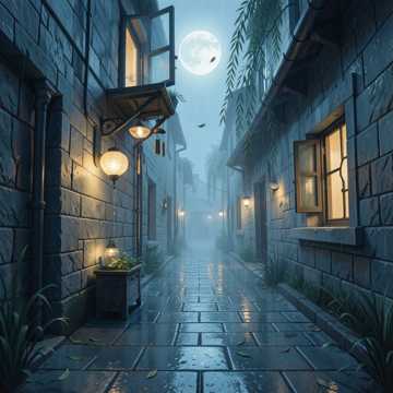 青石巷月