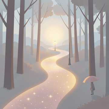 星光铺成的路口