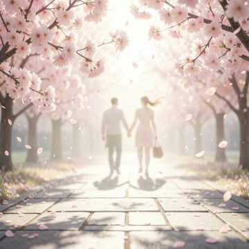 落樱与风的私语