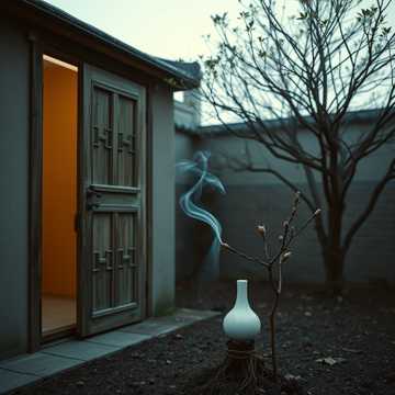 半窗花事  烟雨煮茶  落雪无声  月下