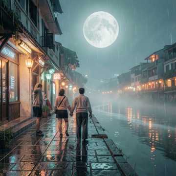 珠江揉碎霓虹灯
