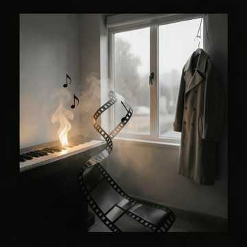 黑白底片静静转