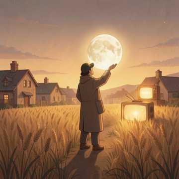 父亲肩头的月光