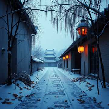 长安雪落无归人