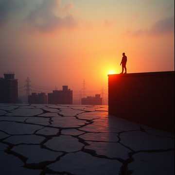 混凝土开满星光