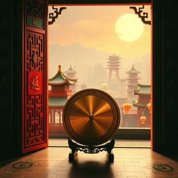 朱墙金瓦
