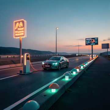 充电桩前长蘑菇