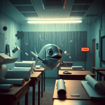 《鱼仔模拟考晴天霹雳三》