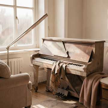 琴键上的旧胶片