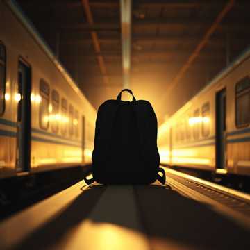 晨光熨平的行囊