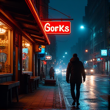 空街的霓虹独白