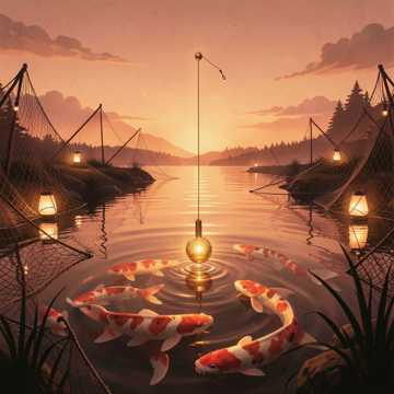 马年标塘斩青鱼