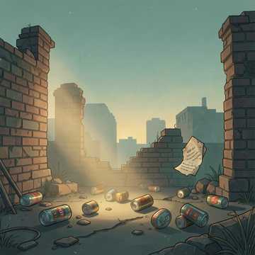 废墟里安静捡回笑容