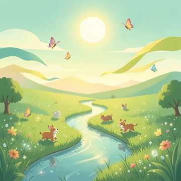 青溪谷里真欢畅