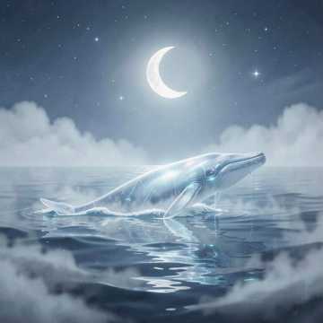 Whale of the Moonlit Tide