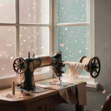 针线缝进半生霜