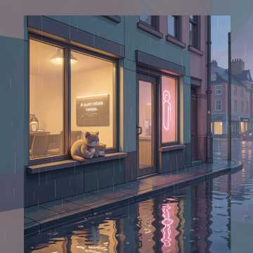 冷咖啡与流浪猫