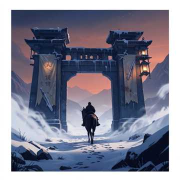 风雪关山外