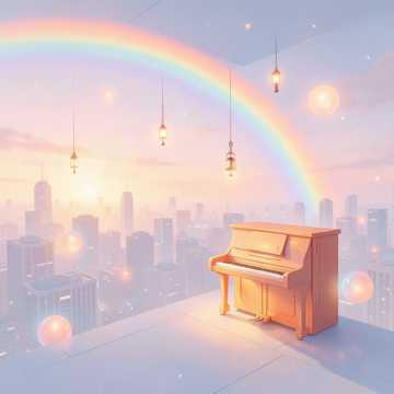 彩虹色温柔入怀