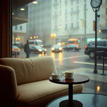 咖啡店的雨