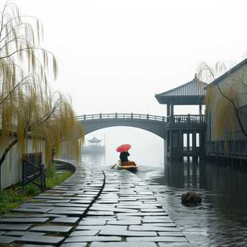 烟雨江南