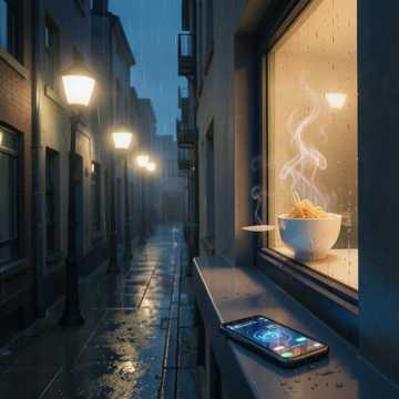 街灯数到第七盏