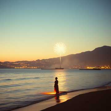 隔岸烟火与微尘