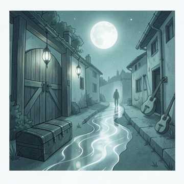 牵着月光的旧尾巴