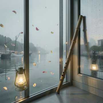 桂香蔓过旧窗棂