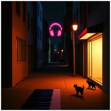 空荡的街头回响