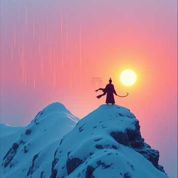 《榜起昆仑雪》