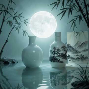 月色缕烟