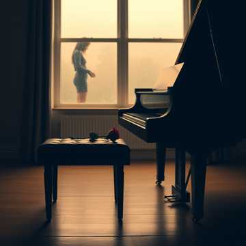 钢琴睡了梦醒着