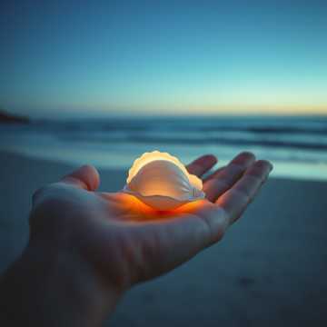 贝壳藏好你呼吸的浪