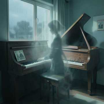 钢琴上未写完的雨