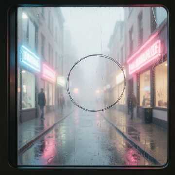 玻璃雾上跳舞的雨