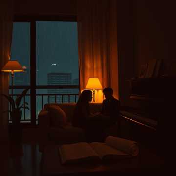 她枕着月光写诗