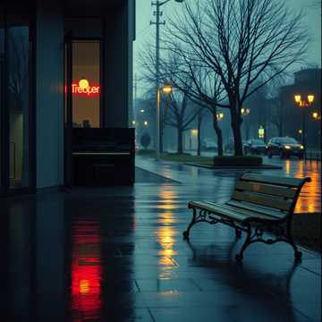 无人接听的雨声