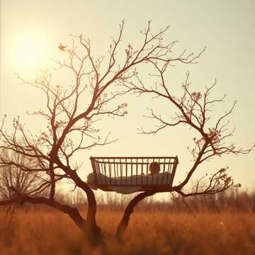 四月在梳你发梢