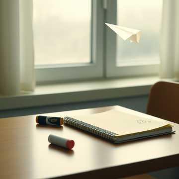 《橡皮擦与纸飞机》