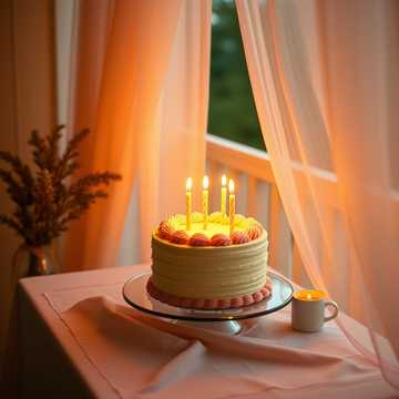 蛋糕上的第23支光