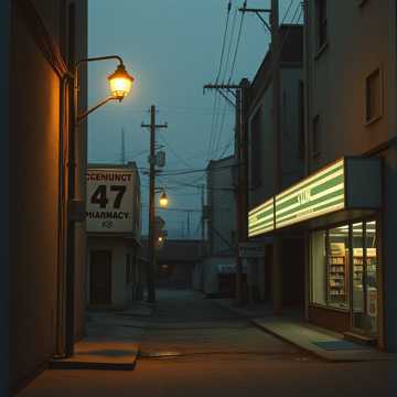 巷口那盏路灯坏了