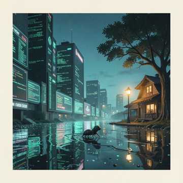 蚂蚁爬不过浪潮翻卷