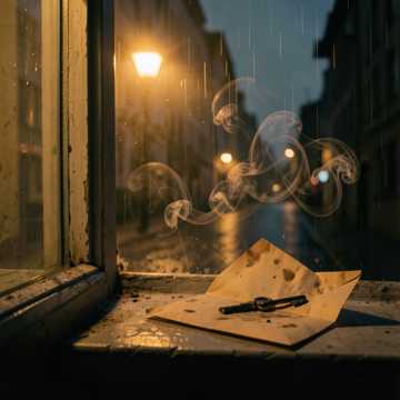 烟圈沉入旧信封