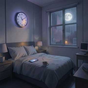 凌晨三点钟摆声