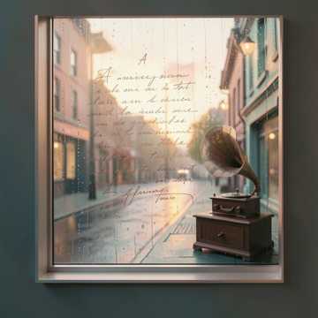 旧窗台的诗与信