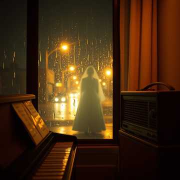 琴键雨幕里写了一半的名字