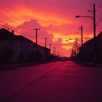 盛夏晚霞的伤疤